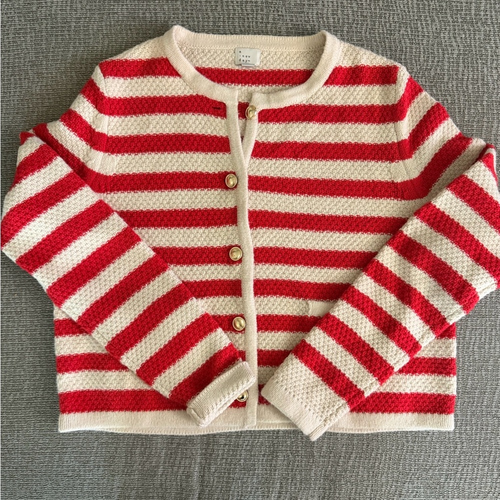 A New Day Striped Cardigan